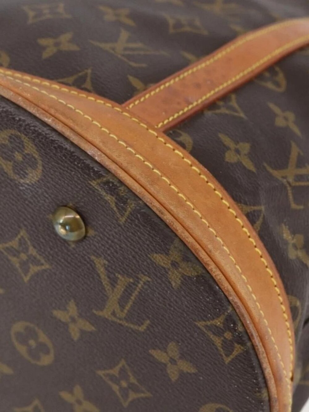 LOUIS VUITTON Monogram Bucket GM Shoulder Bag M42236 LV Auth - Picture 11 of 16